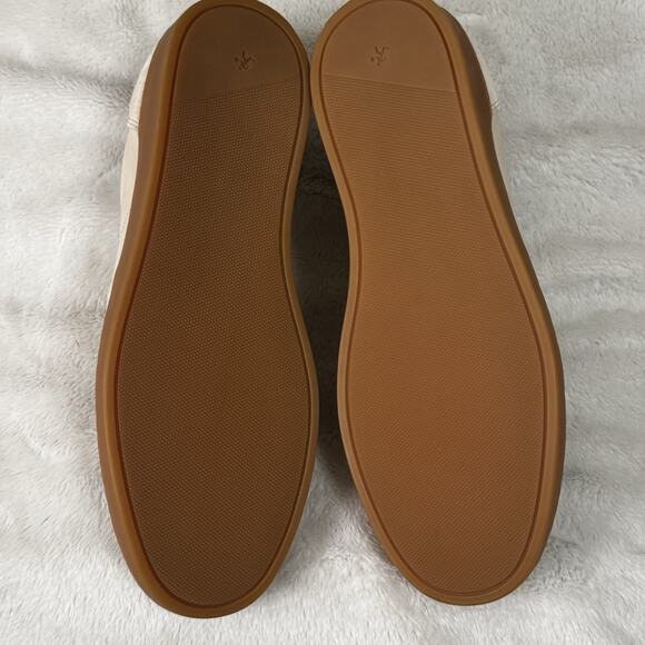 Want Les Essentiels Mens US 11 Beige leather sneaker made in Portugal main image 5